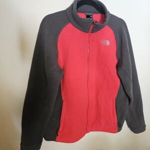 The North Face Women's Ski Jacket - Red and Gray